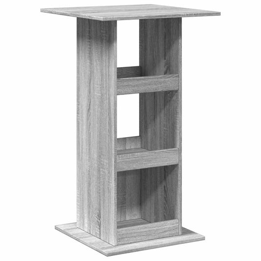 Bar Table with Storage Grey Sonoma 60x60x102 cm Engineered Wood Bar Table with Storage Grey Sonoma 60x60x102 cm Engineered Wood