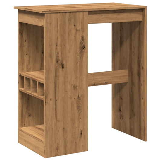 Bar Table with Racks Artisan Oak 90x47.5x103.5 cm Bar Table with Racks Artisan Oak 90x47.5x103.5 cm