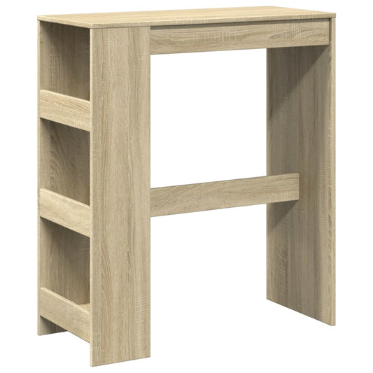 Bar Table with Racks Sonoma Oak 90x40x103,5 cm Engineered Wood Bar Table with Racks Sonoma Oak 90x40x103,5 cm Engineered Wood