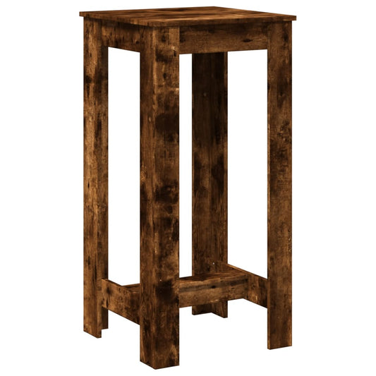 Bar Table Smoked Oak 51x50x103,5 cm Engineered Wood Bar Table Smoked Oak 51x50x103,5 cm Engineered Wood