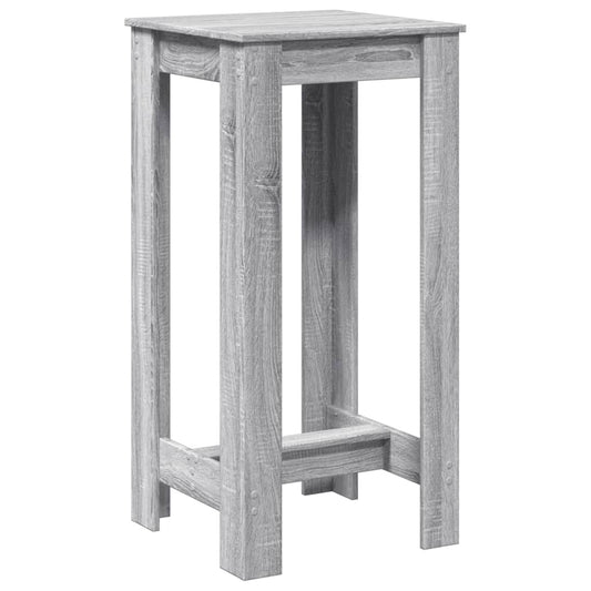Bar Table Grey Sonoma 51x50x103,5 cm Engineered Wood Bar Table Grey Sonoma 51x50x103,5 cm Engineered Wood