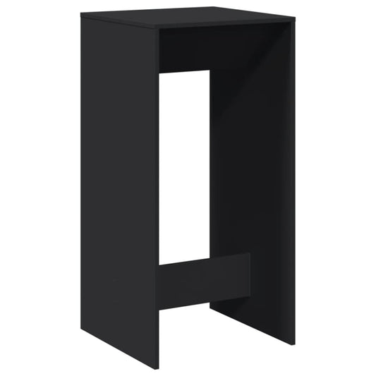 Bar Table Black 51x50x103,5 cm Engineered Wood Bar Table Black 51x50x103,5 cm Engineered Wood
