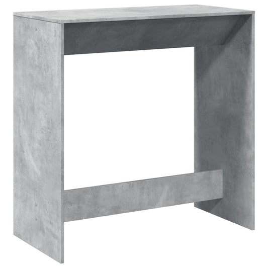 Bar Table Concrete Grey 102x50x103,5 cm Engineered Wood Bar Table Concrete Grey 102x50x103,5 cm Engineered Wood