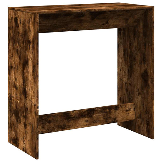 Bar Table Smoked Oak 102x50x103,5 cm Engineered Wood Bar Table Smoked Oak 102x50x103,5 cm Engineered Wood