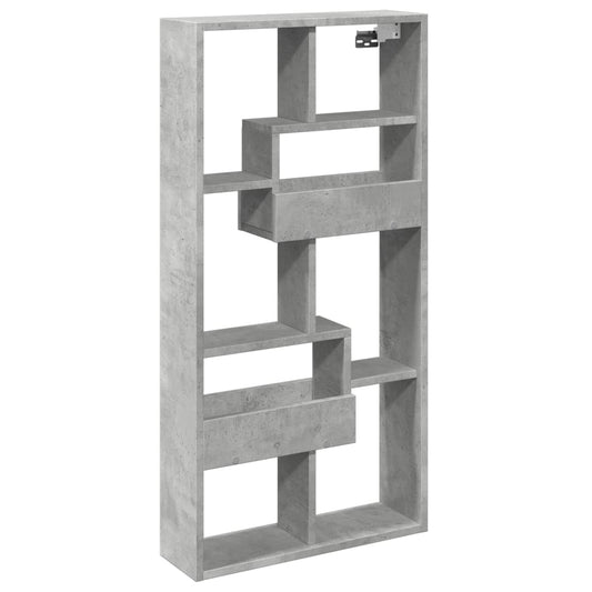Wall Cabinet Concrete Grey 50x15x100 cm Engineered Wood Wall Cabinet Concrete Grey 50x15x100 cm Engineered Wood