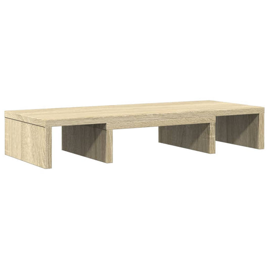 Monitor Stand Adjustable Sonoma Oak 60x24x10.5 cm Engineered Wood Monitor Stand Adjustable Sonoma Oak 60x24x10.5 cm Engineered Wood