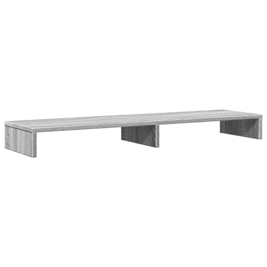 Monitor Stand Grey Sonoma 100x27x10 cm Engineered Wood Monitor Stand Grey Sonoma 100x27x10 cm Engineered Wood