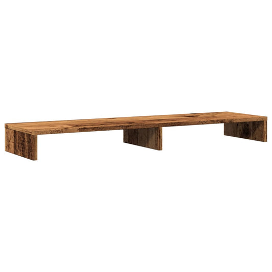 Monitor Stand Old Wood 100x27x10 cm Engineered Wood Monitor Stand Old Wood 100x27x10 cm Engineered Wood