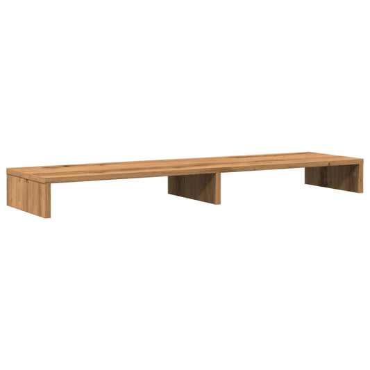Monitor Stand Artisian Oak 100x27x10 cm Engineered Wood Monitor Stand Artisian Oak 100x27x10 cm Engineered Wood