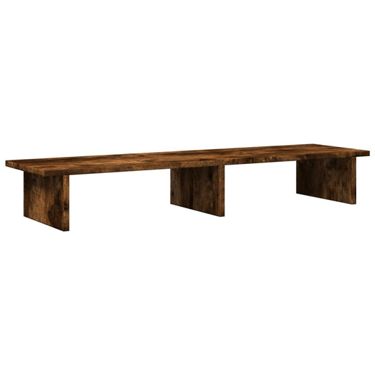 Monitor Stand Smoked Oak 100x27x15 cm Engineered Wood Monitor Stand Smoked Oak 100x27x15 cm Engineered Wood