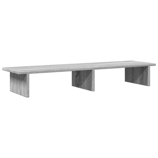 Monitor Stand Grey Sonoma 100x27x15 cm Engineered Wood Monitor Stand Grey Sonoma 100x27x15 cm Engineered Wood