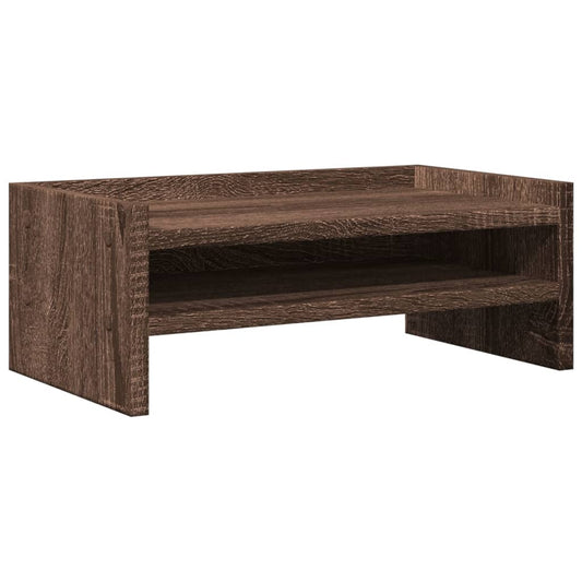 Monitor Stand Brown Oak 42x24x16 cm Engineered Wood Monitor Stand Brown Oak 42x24x16 cm Engineered Wood