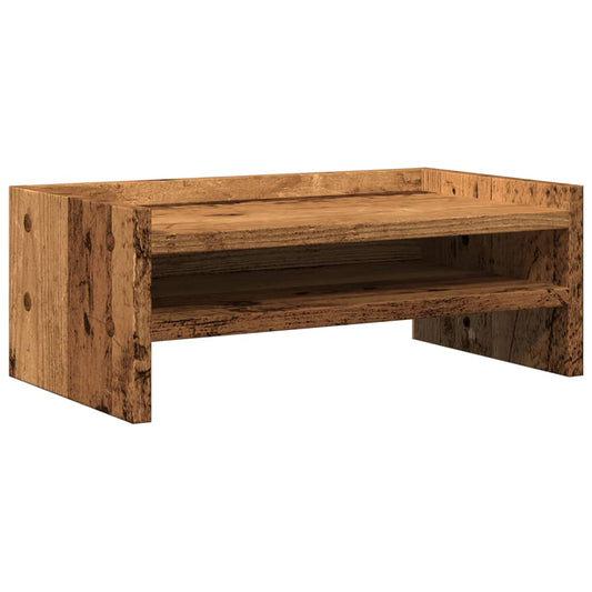 Monitor Stand Old Wood 42x24x16 cm Engineered Wood Monitor Stand Old Wood 42x24x16 cm Engineered Wood
