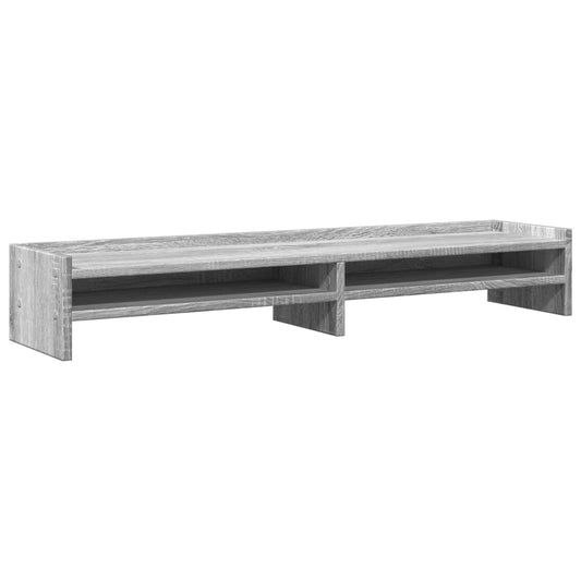 Monitor Stand Grey Sonoma 100x24x16 cm Engineered Wood Monitor Stand Grey Sonoma 100x24x16 cm Engineered Wood