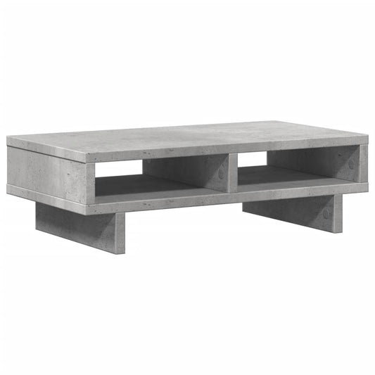 Monitor Stand Concrete Grey 50x27x15 cm Engineered Wood Monitor Stand Concrete Grey 50x27x15 cm Engineered Wood