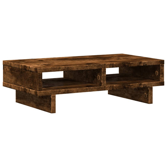 Monitor Stand Smoked Oak 50x27x15 cm Engineered Wood Monitor Stand Smoked Oak 50x27x15 cm Engineered Wood