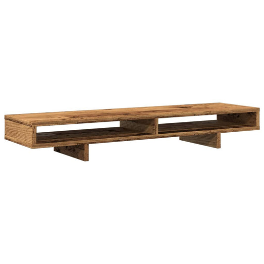Monitor Stand Old Wood 100x27x15 cm Engineered Wood Monitor Stand Old Wood 100x27x15 cm Engineered Wood