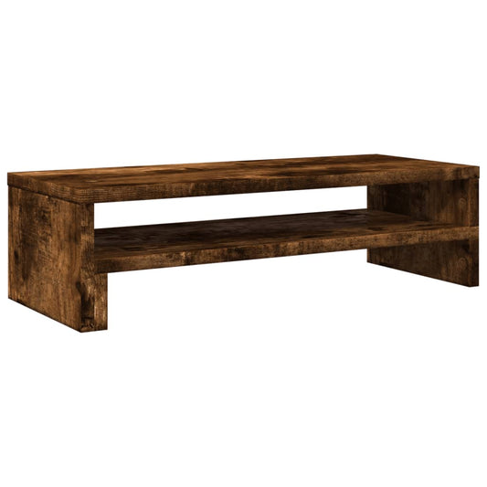 Monitor Stand Smoked Oak 54x22x15 cm Engineered Wood Monitor Stand Smoked Oak 54x22x15 cm Engineered Wood