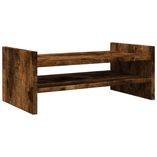Monitor Stand Smoked Oak 50x27x20 cm Engineered Wood Monitor Stand Smoked Oak 50x27x20 cm Engineered Wood