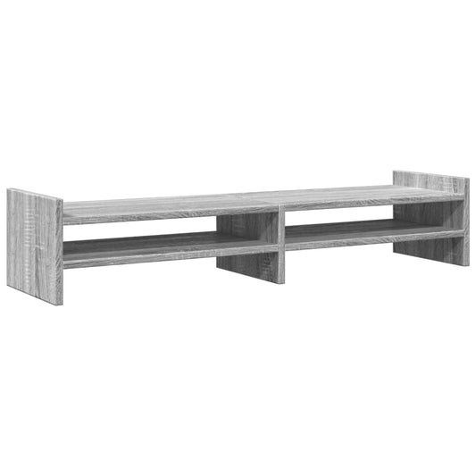 Monitor Stand Grey Sonoma 100x27x20 cm Engineered Wood Monitor Stand Grey Sonoma 100x27x20 cm Engineered Wood