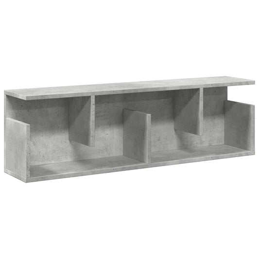 Wall Cabinet 100x20x30 cm Concrete Grey Engineered Wood Wall Cabinet 100x20x30 cm Concrete Grey Engineered Wood