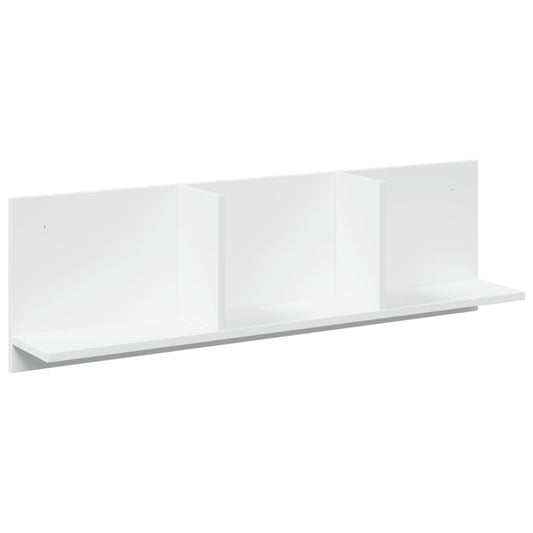 Wall Cabinet 100x16.5x30 cm White Engineered Wood Wall Cabinet 100x16.5x30 cm White Engineered Wood
