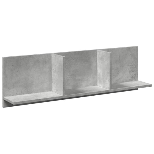 Wall Cabinet 100x16.5x30 cm Concrete Grey Engineered Wood Wall Cabinet 100x16.5x30 cm Concrete Grey Engineered Wood