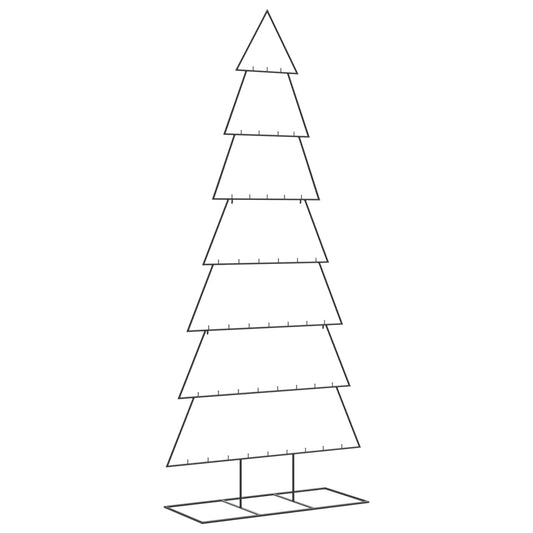 Metal Christmas Tree for Decoration Black 210 cm Metal Christmas Tree for Decoration Black 210 cm