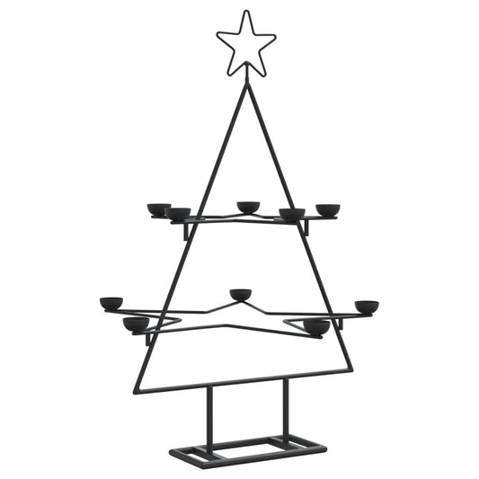 Metal Christmas Tree for Decoration Black 75 cm Metal Christmas Tree for Decoration Black 75 cm