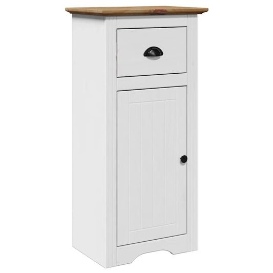 Bathroom Cabinet BODO White and Brown 44x30x90 cm Bathroom Cabinet BODO White and Brown 44x30x90 cm