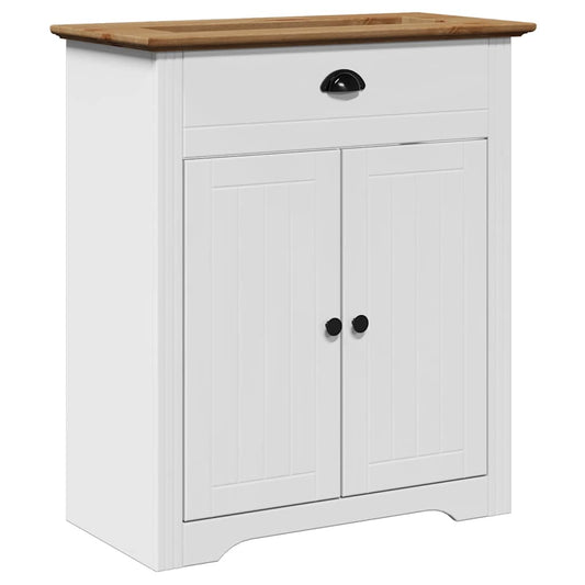 Bathroom Sink Cabinet BODO White and Brown 70x35x80 cm Bathroom Sink Cabinet BODO White and Brown 70x35x80 cm