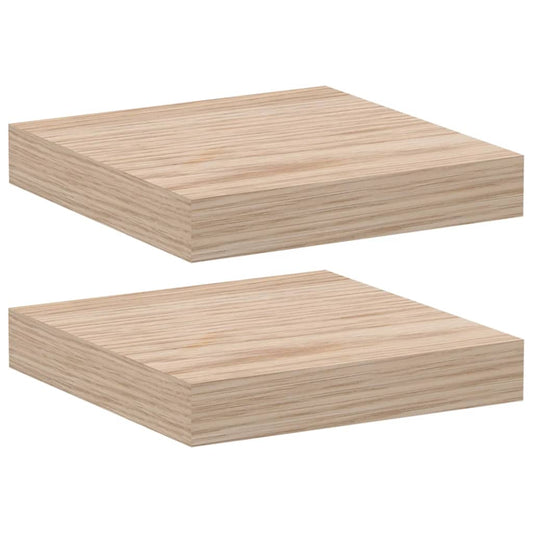 Floating Shelves 2 pcs 23x23.5x4 cm Engineered Wood Floating Shelves 2 pcs 23x23.5x4 cm Engineered Wood
