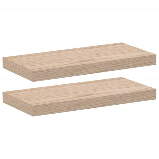 Floating Shelves 2 pcs 50x23.5x4 cm Engineered Wood Floating Shelves 2 pcs 50x23.5x4 cm Engineered Wood