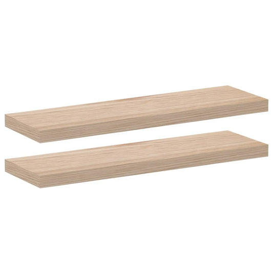 Floating Shelves 2 pcs 80x23,5x4 cm Engineered Wood Floating Shelves 2 pcs 80x23,5x4 cm Engineered Wood