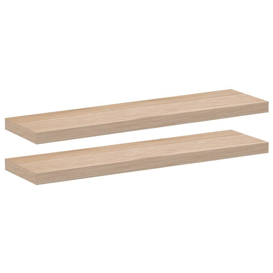 Floating Shelves 2 pcs 90x23,5x4 cm Engineered Wood Floating Shelves 2 pcs 90x23,5x4 cm Engineered Wood