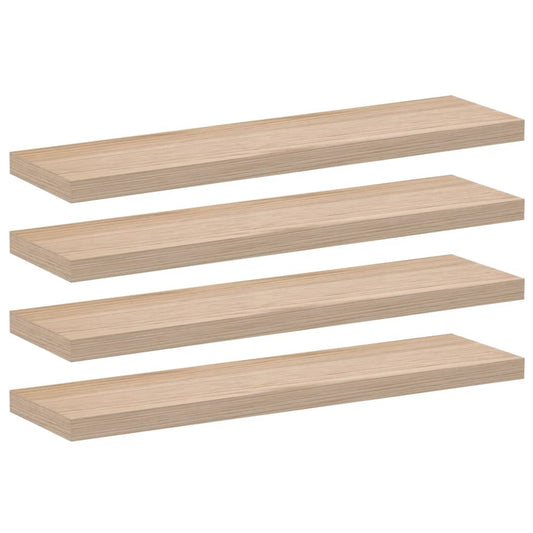Floating Shelves 4 pcs 90x23.5x4 cm Engineered Wood Floating Shelves 4 pcs 90x23.5x4 cm Engineered Wood
