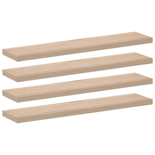 Floating Shelves 4 pcs 110x23.5x4 cm Engineered Wood Floating Shelves 4 pcs 110x23.5x4 cm Engineered Wood