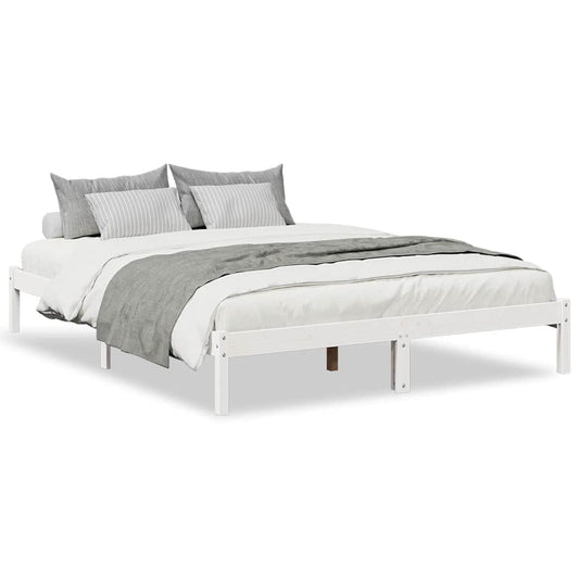 Extra Long Bed Frame without Mattress White 160x210 cm Extra Long Bed Frame without Mattress White 160x210 cm