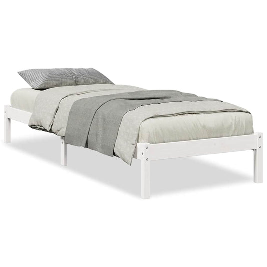 Extra Long Bed Frame without Mattress White 90x220 cm Extra Long Bed Frame without Mattress White 90x220 cm