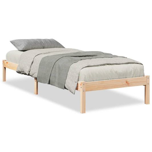 Extra Long Bed Frame without Mattress 100x220 cm Solid Wood Pine Extra Long Bed Frame without Mattress 100x220 cm Solid Wood Pine