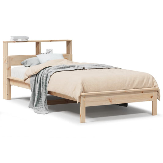 Bookcase Bed without Mattress 75x190 cm Solid Wood Pine Bookcase Bed without Mattress 75x190 cm Solid Wood Pine