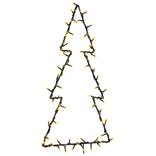 Christmas Lights Christmas Tree Silhouette 80 LEDs Warm White Christmas Lights Christmas Tree Silhouette 80 LEDs Warm White