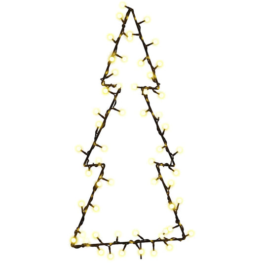 Christmas Lights Christmas Tree Silhouette 80 LEDs Warm White Christmas Lights Christmas Tree Silhouette 80 LEDs Warm White