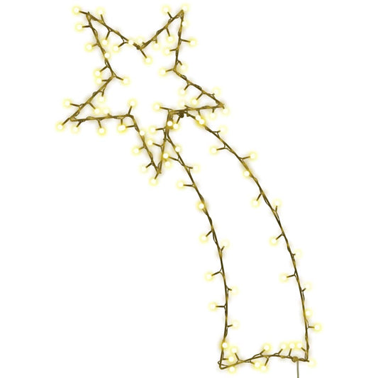 Christmas Lights Shooting Star Silhouette 115 LEDs Warm White Christmas Lights Shooting Star Silhouette 115 LEDs Warm White