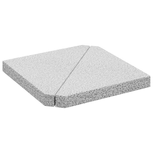 Umbrella Weight Plates 2 pcs Grey Granite Triangular 14 kg Umbrella Weight Plates 2 pcs Grey Granite Triangular 14 kg