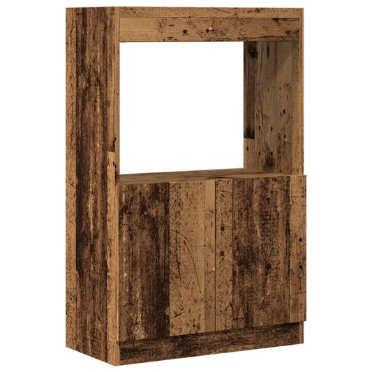 Highboard Old Wood 63x33x100 cm Engineered Wood Highboard Old Wood 63x33x100 cm Engineered Wood