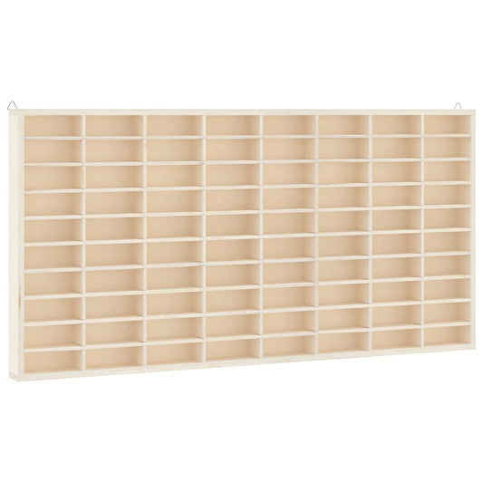 Wooden Collector's Display Case with 80 Compartments 80x4.5x40.5cm Wooden Collector's Display Case with 80 Compartments 80x4.5x40.5cm