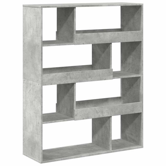Bookcase Concrete Grey 100x33x125.5 cm Engineered Wood Bookcase Concrete Grey 100x33x125.5 cm Engineered Wood