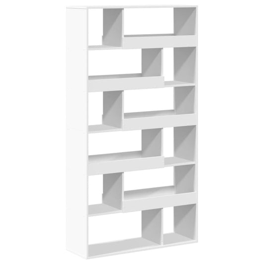 Bookcase White 100x33x187.5 cm Engineered Wood Bookcase White 100x33x187.5 cm Engineered Wood