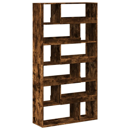 Bookcase Smoked Oak100x33x187.5 cm Engineered Wood Bookcase Smoked Oak100x33x187.5 cm Engineered Wood